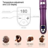 Professional Auto Rotation Electric Hair Curling Iron LCD