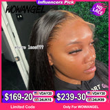 Wow Angel HD Full Frontal Wigs 36inch Straight