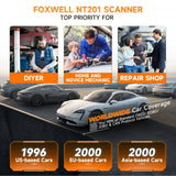 Foxwell NT201 OBD2 Automotive Scanner Check Engine Light