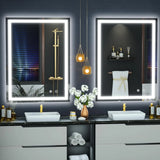 20x26 Dimmable LED Bathroom Mirror with Anti-Fog