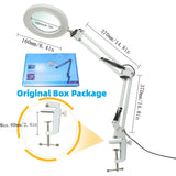 72LED 10X NEW Illuminated Magnifier USB 3 Colors