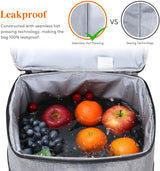 15L/25L Cooler Bag - Insulated Thermal Picnic Lunch Storage for Outdoor Camping