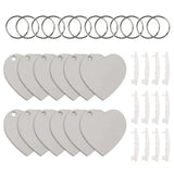 122430Pcs Sublimation Blank Keychains Thermal Transfer Key Chain