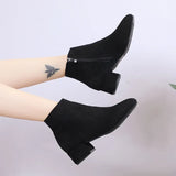 Women's Winter Boots 2023 New Suede Dress Women