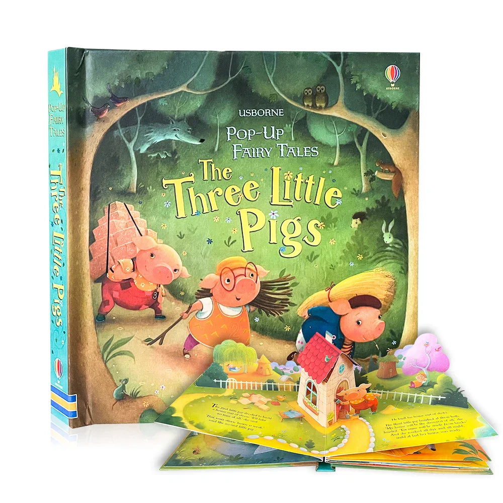 Usborne Pop-Up Three Little Pigs English 3D Flap