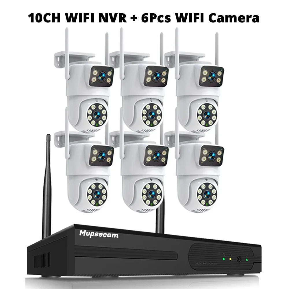 4K 8MP WIFI Cameras Wireless NVR Kit Outdoor