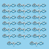 102030pcs Antique Silvery Color Charms Dog Claw Love