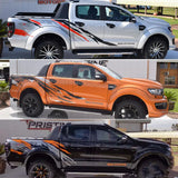Car Stickers Pickup Side Body Decor Decals For Ford RANGER Raptor F150 Truck Graphics Vinyl Cover Auto Exterior Accessories