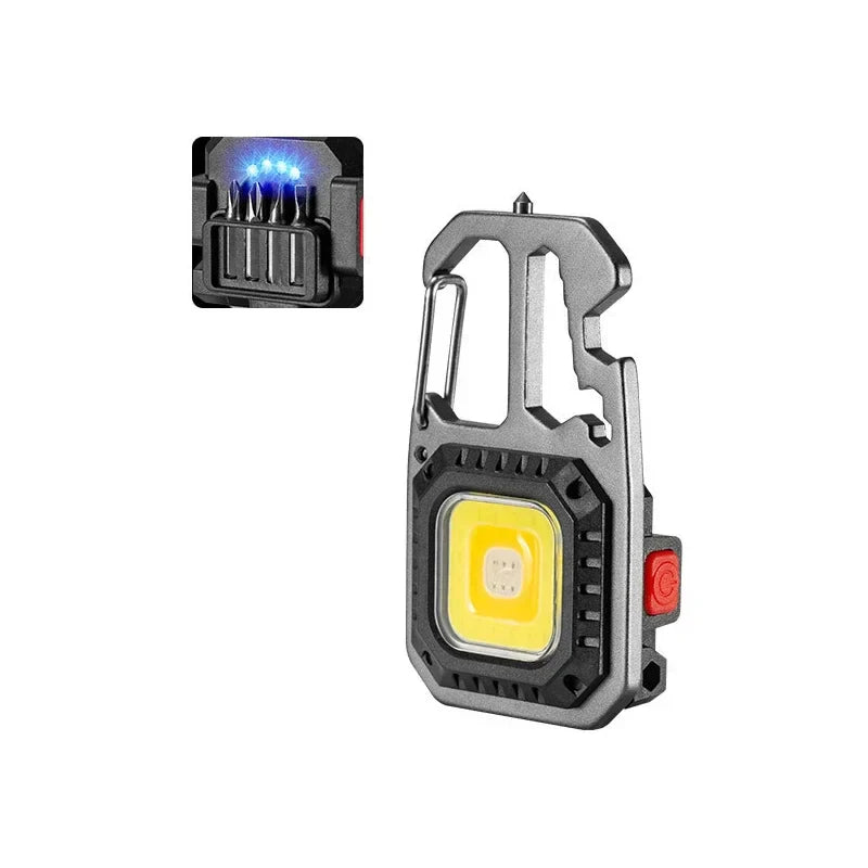 Mini LED Flashlight Portable Work Light Pocket Keychains