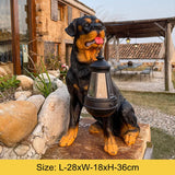Solar Simulation Animal Light Outdoor Waterproof Resin Dog
