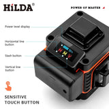 HILDA 16/12Lines 4D Laser Level Green Line SelfLeveling