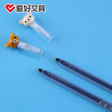 2Pcs AIHAO GP2030 Rilakkuma Gel Pens 0.5mm Fine