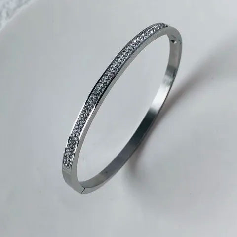 Fashion Punk Gold Color Bangles for Women Trendy
