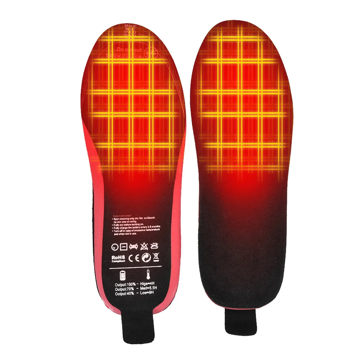 USB Heated Shoe Insoles Electric Insoles Foot Warming