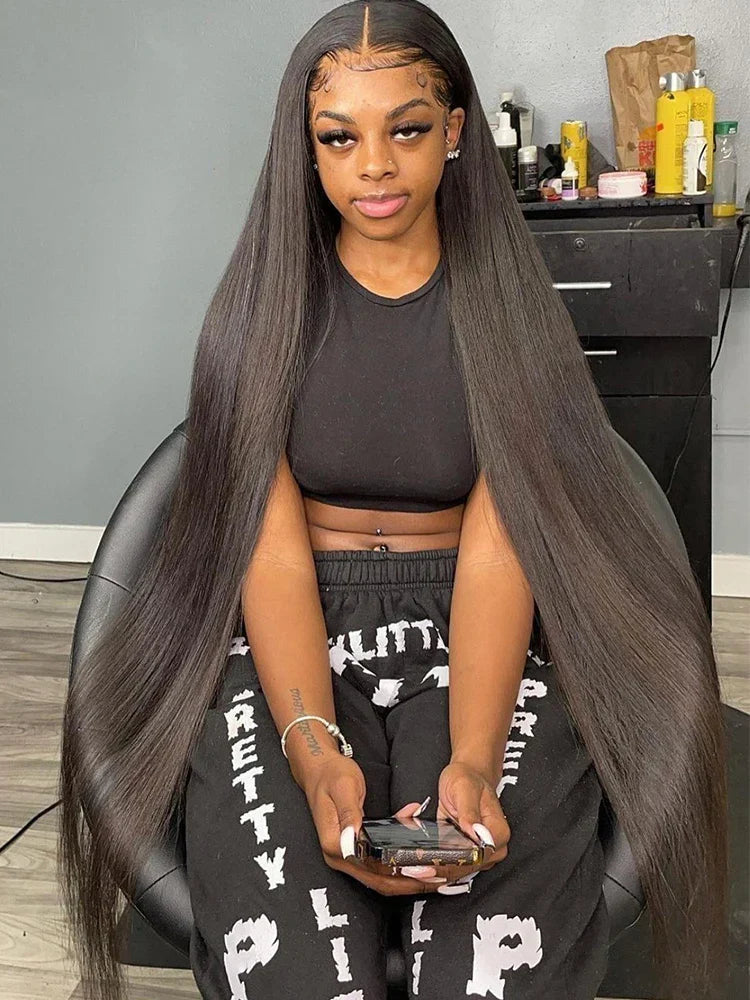 Meodi Hair Bone Straight 13x6 Hd Transparent Human