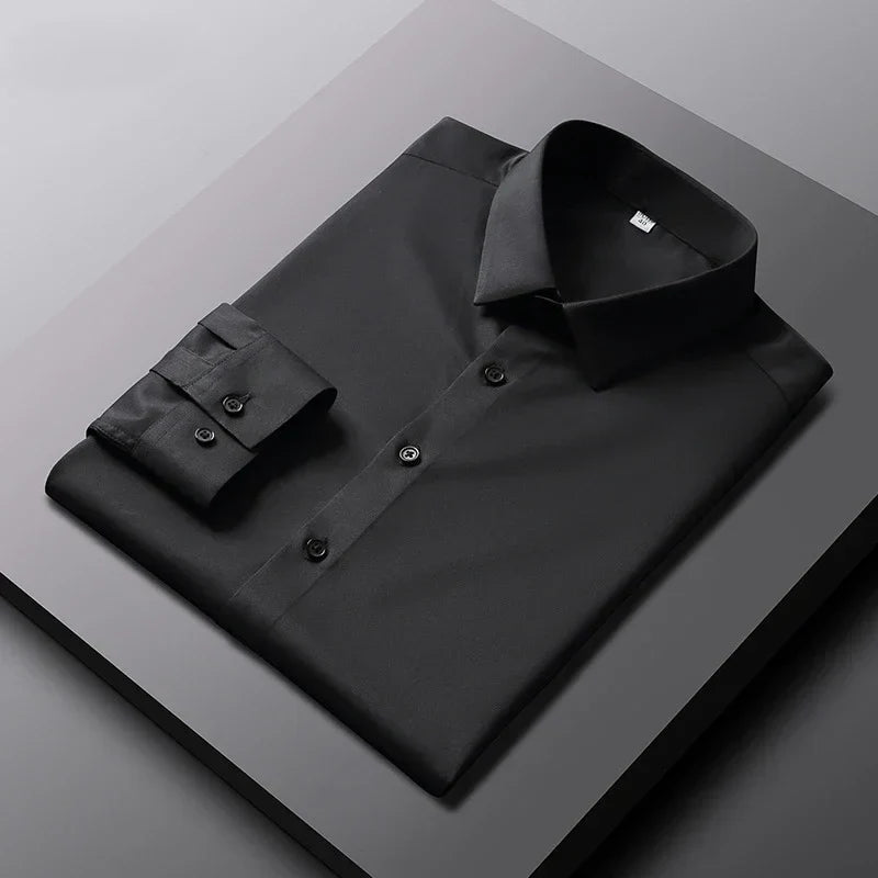 Men's Casual and Fashionable Long Sleeved Solid Color