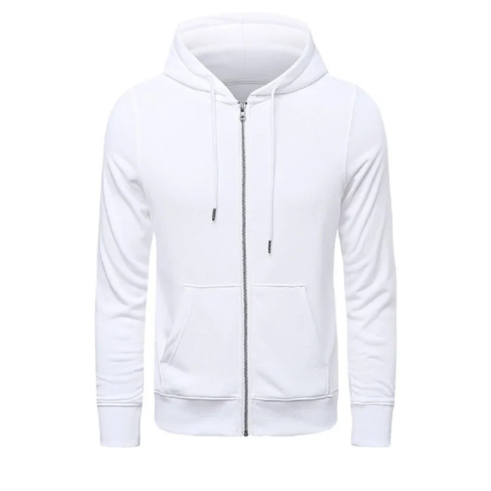 High quality Fashion Zip Hoodies Men Retro Harajuku