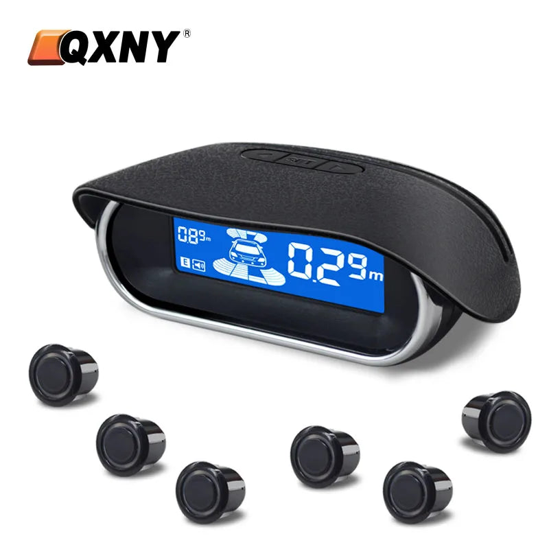 QXNY 6 Parking Sensors Parktronic Car Automobile Reversing