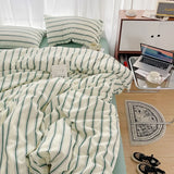 Nordic Sling Bed 150 Bedding Sets Stripes Duvet