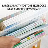 Floor Mounted Movable Bookshelf Table Side Bookcase 5
