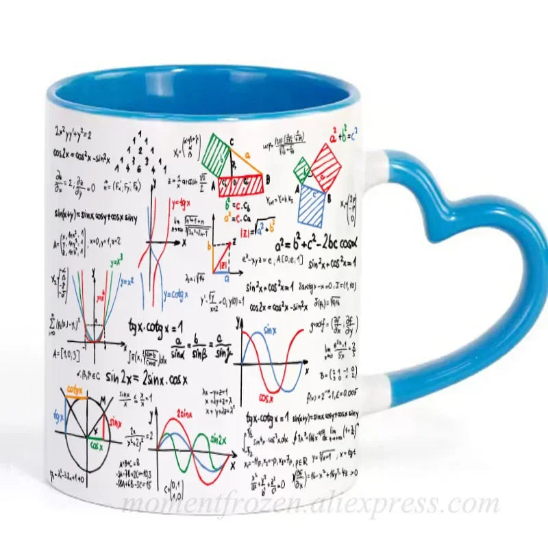 Math Teacher Mugs School Students Cups Mathematics Parabolic
