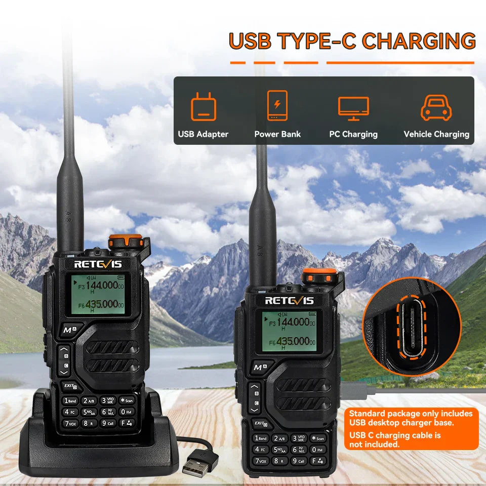 Retevis RA79 Aviation Band Walkie Talkie AM FM