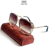 Vintage Steampunk Sunglasses Men Punk Oversized Sunglasses Women