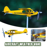 Metal Airplane Weathervane 3D Piper J3 Cub Wind