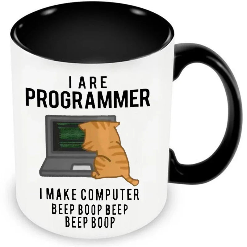Engineer Mugs Computer Programmer Cups Programming Debugging Teaware