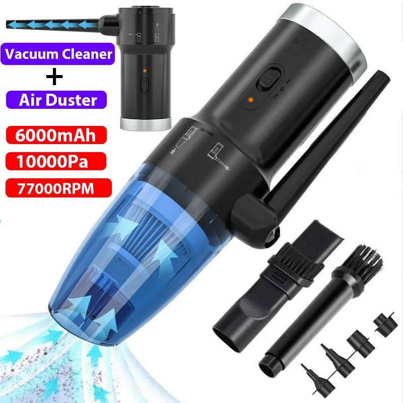 Icanzuo Cordless Air Blower For Computer Pc Cleaning