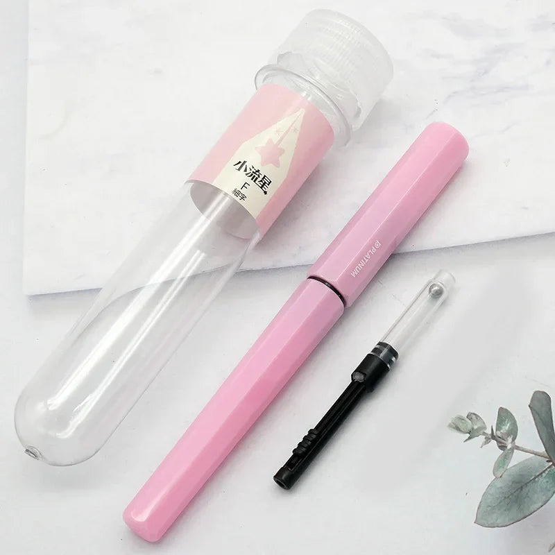 Japanese Plantinum small meteor pen student lovely girl