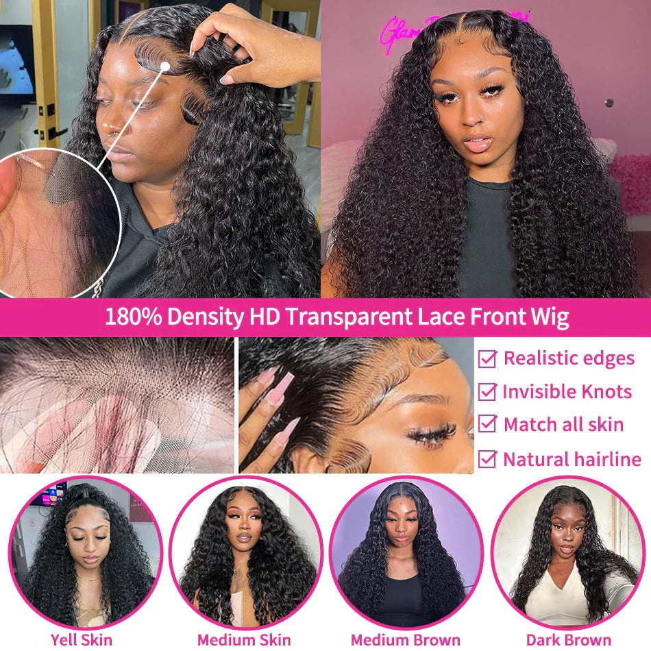 250% Rear to Wear Glueless Human Hair Wig