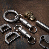 Titanium Rotate Buckle Portable Multifunctional EDC Outdoor Tool