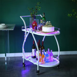 Mobile Kitchen Islands Trolleys Cart Food Drinks Garden