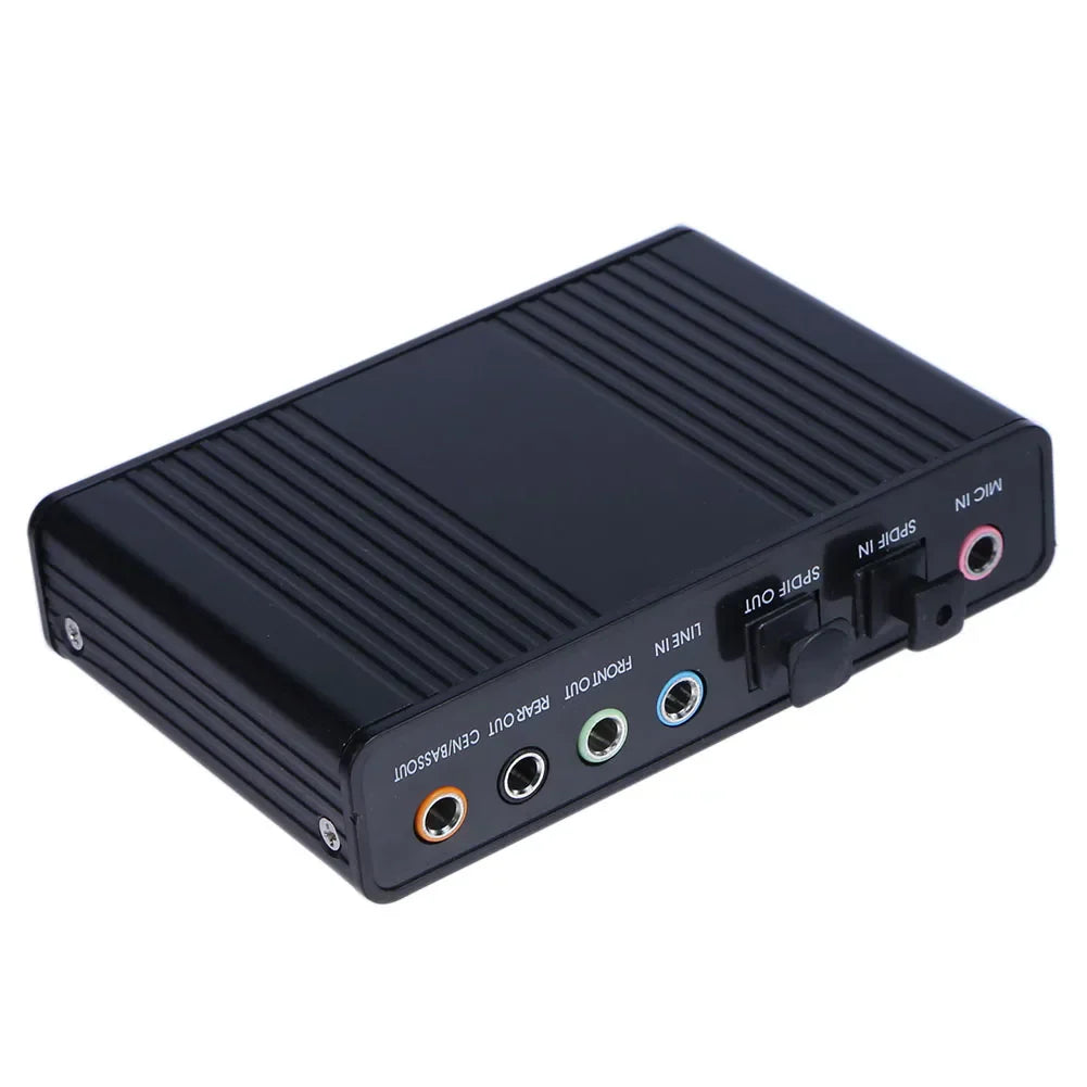 Professional USB Sound Card 6 Channel 5.1 Optical