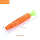 Carrot Shaped Paper Ropes Weave Pet Toy Chew