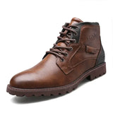 Handmade Men Boots Autumn Winter Male Booties Outdoor