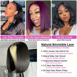 Straight Short Bob Wig Lace Frontal Human Hair
