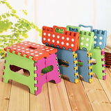 Folding Stool Lightweight Durable Plastic Stool With Handle