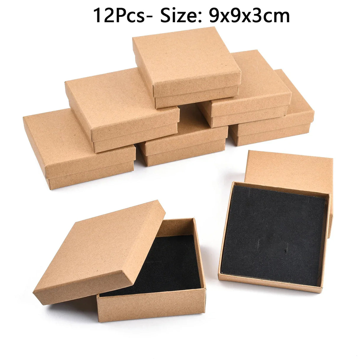 pandahall Cardboard Jewelry box Set Gift Boxes