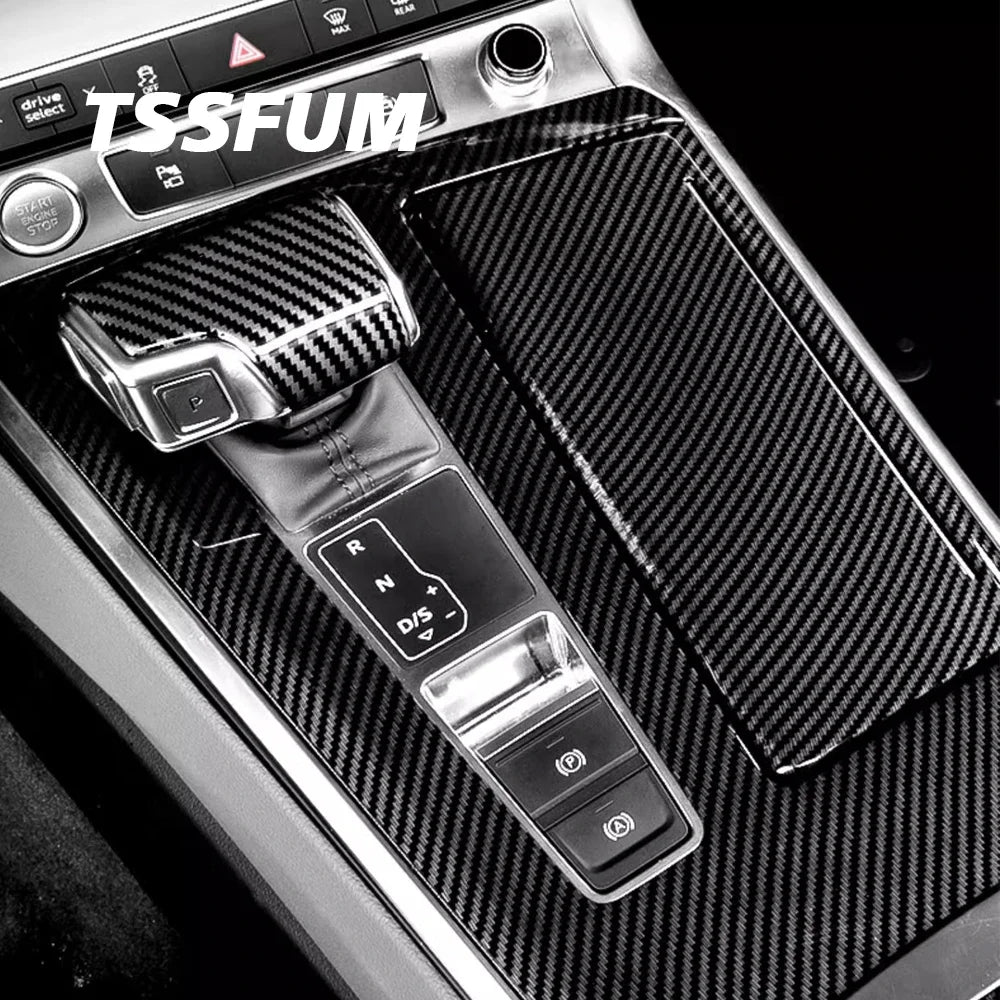 Car Interior Carbon Fiber Full Set Sticker for