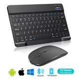 Spanish French Bluetooth Wireless Keyboard Azerty Russian Korean