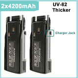 Baofeng UV-82 Battery 2800/3800/4200 mAh Enlarge for Walkie