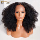 QT Afro Kinky Curly Lace Front Wigs 13x4