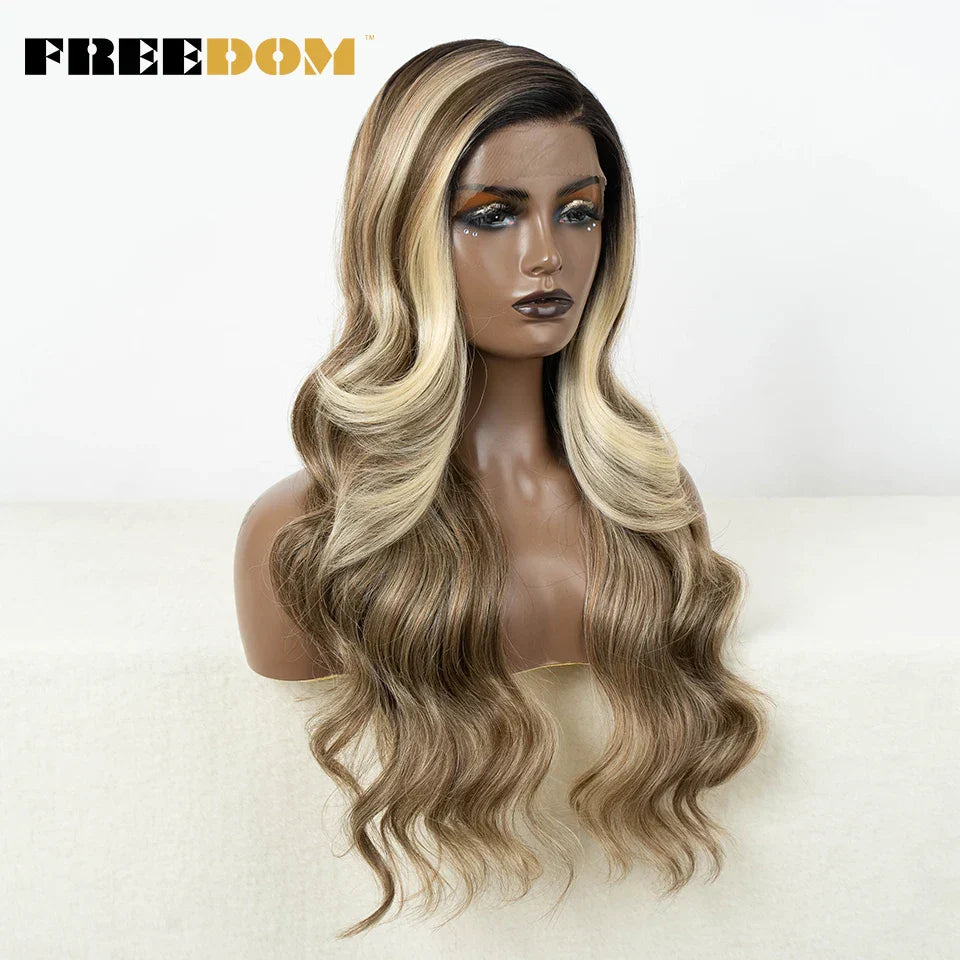 FREEDOM Synthetic Lace Front Wigs for Women C