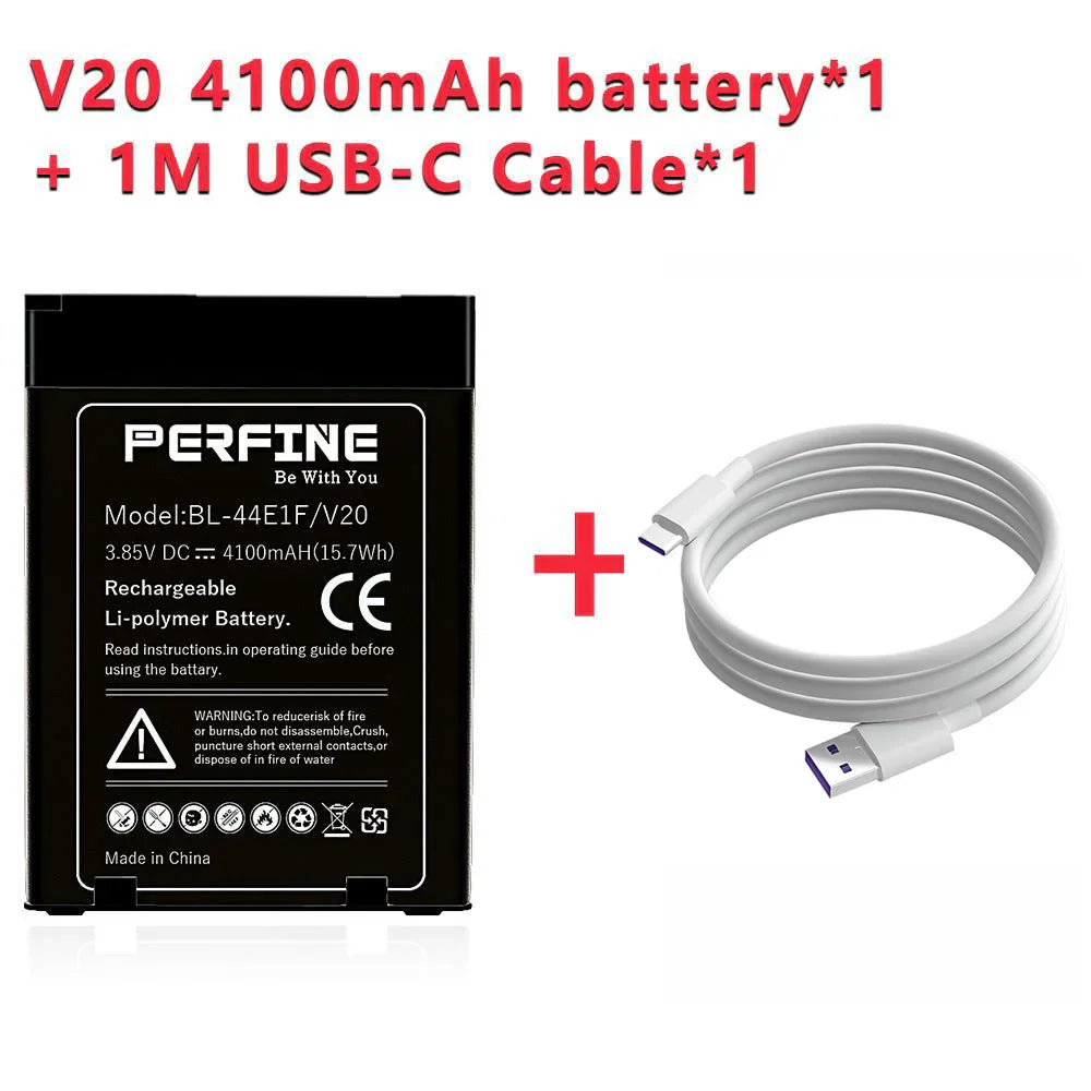 Perfine V20 LG Battery 4100 mAh BL44E1F Replacement