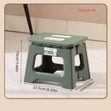 Portable Mini Outdoor Stool - 1pc Thickened Plastic