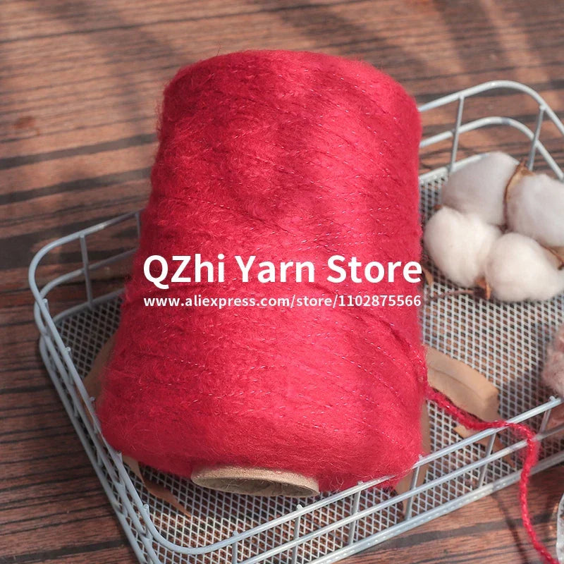 500G Soft Thick Mohair Cashmere Wool Yarn for