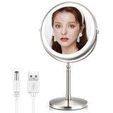 Makeup Mirror With Light Lamp 10x Magnifying Desktop