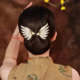 Chinese Style Hair Twister Crystal Wings Women Curler